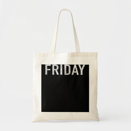 DAGEN VAN DE WEEK-serie "VRIDAY" in nood Tote Bag (Voorkant)