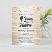 Dagen van de zwarte goudConfetti in de maak Kaart (Staand voorkant)