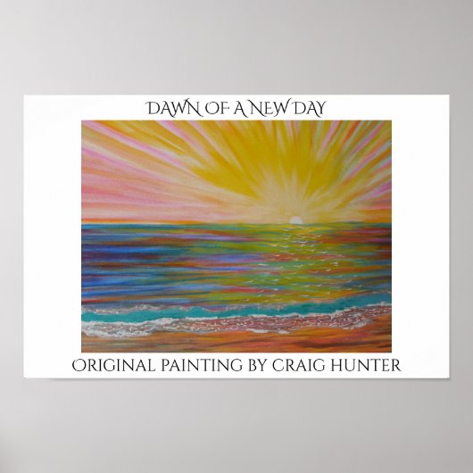 Dagen van een nieuwe dag poster (Voorkant)