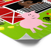 Dagen van het Poster van boerderijdieren (Hoek)