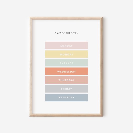 Dagen van het Poster van Montessori Classroom