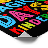 Dagen van kleuterschool Gelukkige 100ste dag van d Poster (Hoek)