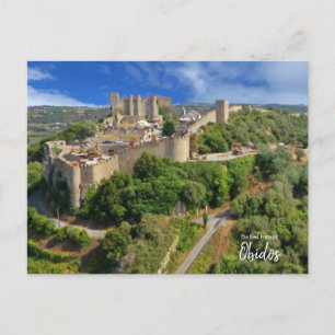 Dagen van Knight-Obidos Portugal Briefkaart
