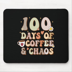 Dagen van koffie en chaos 100ste dag van de school muismat
