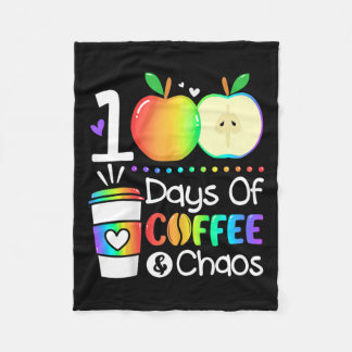 Dagen van koffie en chaos 100ste schooldag voor T Fleece Deken