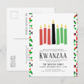 Dagen van Kwanzaa | Gebeurtenis partij Briefkaart (Voorkant / Achterkant)