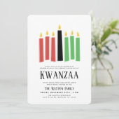 Dagen van Kwanzaa | Gebeurtenis partij Kaart (Staand voorkant)