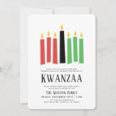 Dagen van Kwanzaa | Gebeurtenis partij Kaart (Voorkant)
