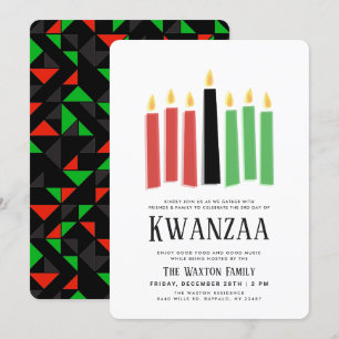 Dagen van Kwanzaa   Gebeurtenis partij Kaart