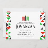 Dagen van Kwanzaa | Uitnodiging feestdag (Voorkant)