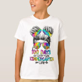 Dagen van leven die kleuterschool leven 100 dagen  t-shirt (Voorkant)