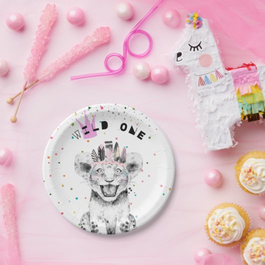 Dagen van moderne dieren papieren bordje (Feest)