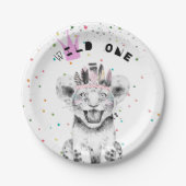 Dagen van moderne dieren papieren bordje (Voorkant)