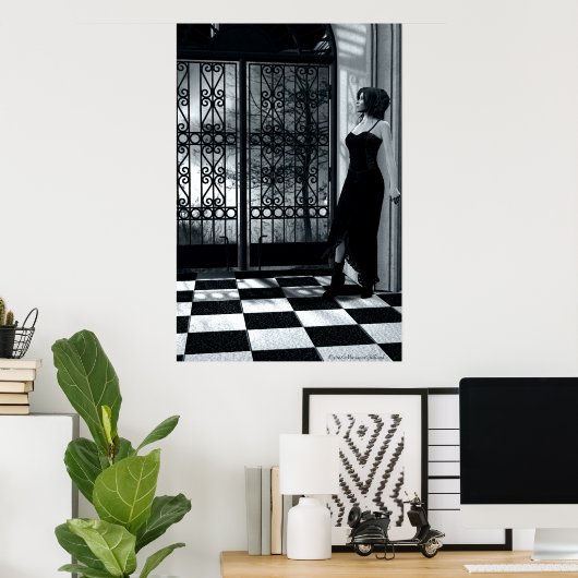 Dagen van Noir Art Poster (Thuiskantoor)