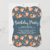 Dagen van Oranje vossenpatroon Kaart (Voorkant)