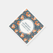 Dagen van Oranje vossenpatroon Servet (Hoek)