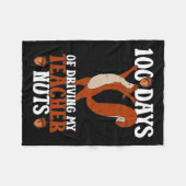 Dagen van rijleraar NUTS School Retro Team 1 Fleece Deken (Voorkant (Horizontaal))