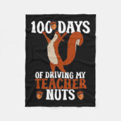 Dagen van rijleraar NUTS School Retro Team 1 Fleece Deken (Voorkant)