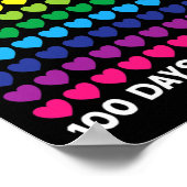 Dagen van School 100 Dagen Slimmer Hart Liefde Jon Poster (Hoek)