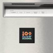 Dagen van School 70s Retro Groovy Leraar Student Magneet (Insitu (Vaatwasser))