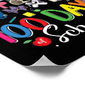 Dagen van School Alphabet Lore ABC's schoolkostuum Poster (Hoek)