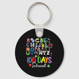 Dagen van School Alphabet Lore ABC's schoolkostuum Sleutelhanger