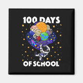 Dagen van School Astronaut Space Boys Kinder 100st Magneet (Voorkant)