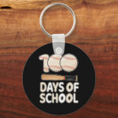 Dagen van School Baseball voor kinderen Student 10 Sleutelhanger (Voorkant)