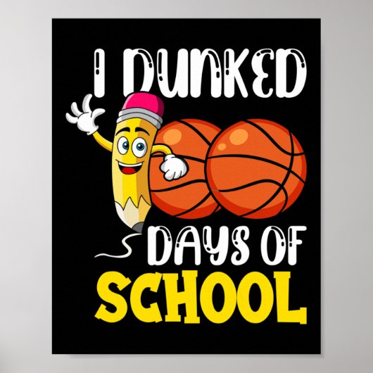 Dagen van school Basketbal Leraar Student Poster (Voorkant)