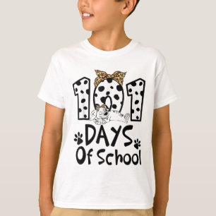 Dagen van School Dalmatische Hond Jongens Meisjes T-shirt