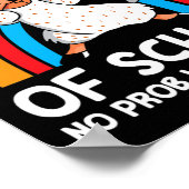 Dagen van School Geen Prob Llama Voor Mij Gelukkig Poster (Hoek)