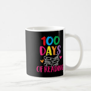 Dagen van school lezen Engels leraar boeken Stack Koffiemok