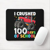 Dagen van School Monster Truck 100e dag van School Muismat (Met muis)