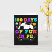 Dagen van school PE leraar gym coach Phys Ed leraa Kaart (Gele Bloem)