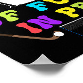 Dagen van school PE leraar gym coach Phys Ed leraa Poster (Hoek)