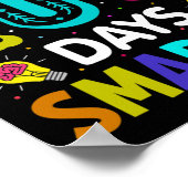 Dagen van School Pre-K Slimmer Leraar Student Poster (Hoek)