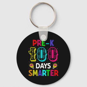 Dagen van School Pre-K Slimmer Leraar Student Sleutelhanger