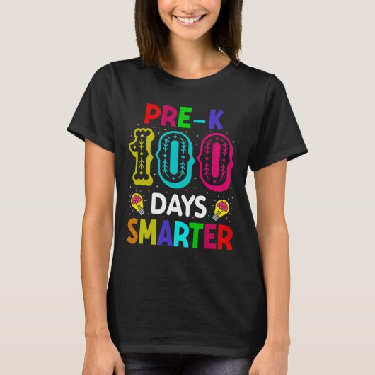 Dagen van School Pre-K Slimmer Leraar Student T-shirt (Voorkant)