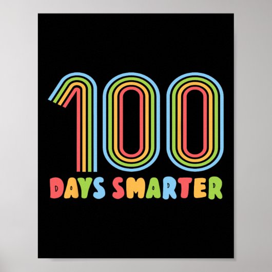 Dagen van School Regenboog 100 Dagen Slimmere Lera Poster (Voorkant)