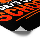 Dagen van schoolbasketbal voor studenten coach Pet Poster (Hoek)