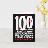 Dagen van schoolbegeleider 100ste schooldag kaart (Gele Bloem)