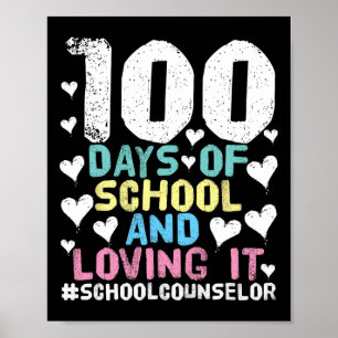 Dagen van schoolbegeleider 100ste schooldag poster