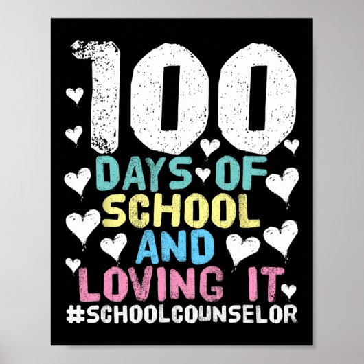 Dagen van schoolbegeleider 100ste schooldag poster (Voorkant)