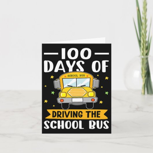 Dagen van schoolbus rijden 1 kaart (Voorkant)