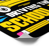 Dagen van schoolbus rijden poster (Hoek)