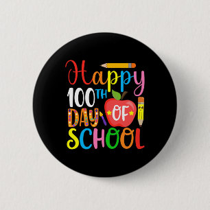 Dagen van schoolleraar en leerling 3 ronde button 5,7 cm