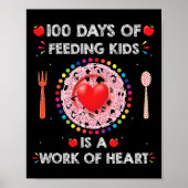 Dagen van schoollunch Lady voor lunch Lady Cafetar Poster (Voorkant)