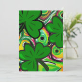 Dagen van Sint-Patrick Feestdagenkaart (Staand voorkant)