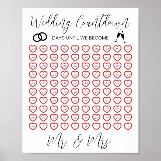 Dagen van weddenschappen tot we Mr & Mrs. worden.. Poster (Voorkant)