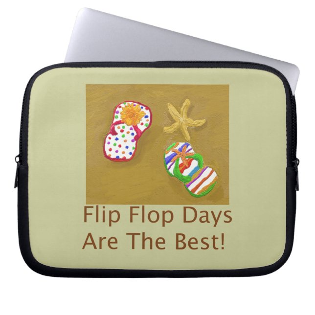 Dagen vlotter omdraaien laptop sleeve (Voorkant)